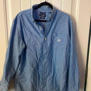 Chaps Oxford Stretch Denim button down.
